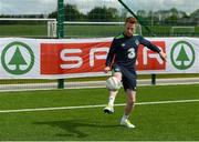 23 May 2016; SPAR treated this year’s SPAR FAI Primary School 5’s winners to a training session with Republic of Ireland players Jeff Hendrick, Stephen Quinn and Callum O'Dowda at the team training camp in the National Sports Campus in advance of the Republic of Ireland vs Netherlands game on Friday. SPAR is the Official Convenience Retail Partner of the FAI. Pictured is Republic of Ireland international Stephen Quinn. National Sports Campus, Abbotstown, Dublin. Photo by Piaras Ó Mídheach/Sportsfile