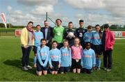 23 May 2016; The St Fiacc's NS, Graingecullen, Carlow, team pictured with Republic of Ireland players Jeff Hendrick, Stephen Quinn and Callum O'Dowda and Colin Donnelly, SPAR Sales Director. SPAR treated this year’s SPAR FAI Primary School 5’s winners to a training session with Republic of Ireland players Jeff Hendrick, Stephen Quinn and Callum O'Dowda at the team training camp in the National Sports Campus in advance of the Republic of Ireland vs Netherlands game on Friday. SPAR is the Official Convenience Retail Partner of the FAI. National Sports Campus, Abbotstown, Dublin. Photo by Piaras Ó Mídheach/Sportsfile