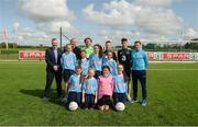 23 May 2016; The Ardnagrath NS, Athlone, Westmeath team pictured with Republic of Ireland players Jeff Hendrick, Stephen Quinn and Callum O'Dowda and Colin Donnelly, SPAR Sales Director. SPAR treated this year’s SPAR FAI Primary School 5’s winners to a training session with Republic of Ireland players Jeff Hendrick, Stephen Quinn and Callum O'Dowda at the team training camp in the National Sports Campus in advance of the Republic of Ireland vs Netherlands game on Friday. SPAR is the Official Convenience Retail Partner of the FAI. National Sports Campus, Abbotstown, Dublin. Photo by Piaras Ó Mídheach/Sportsfile