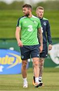 23 May 2016; Daryl Murphy of the Republic of Ireland during squad training in the National Sports Campus, Abbotstown, Dublin. Photo by David Maher/Sportsfile