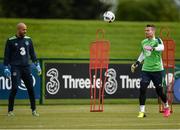 23 May 2016; Shay Given and Darren Randolph of Republic of Ireland during squad training in the National Sports Campus, Abbotstown, Dublin. Photo by David Maher/Sportsfile