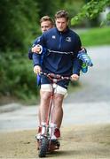 23 May 2016; Jamie Heaslip and Ian Madigan, left, of Leinster during squad training at UCD in Dublin. Photo by Stephen McCarthy/Sportsfile