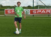 23 May 2016; SPAR treated this year’s SPAR FAI Primary School 5’s winners to a training session with Republic of Ireland players Jeff Hendrick, Stephen Quinn and Callum O'Dowda at the team training camp in the National Sports Campus in advance of the Republic of Ireland vs Netherlands game on Friday. SPAR is the Official Convenience Retail Partner of the FAI. Pictured is Republic of Ireland player Jeff Hendrick during the training session. National Sports Campus, Abbotstown, Dublin. Photo by Piaras Ó Mídheach/Sportsfile