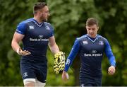 23 May 2016; Jack Conan, left, Luke McGrath of Leinster arrive for squad training at UCD in Dublin. Photo by Seb Daly/Sportsfile
