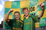 27 June 2010; Meath supporters Rachel McDermott, aged 9, left, and Jack Ruddy, aged 11, from Moynalvey, at the Leinster GAA Football Senior Championship Semi-Finals, Croke Park, Dublin. Photo by Sportsfile