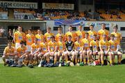 27 June 2010; The Antrim squad. ESB Ulster GAA Hurling Minor Championship Final, Antrim v Armagh, Casement Park, Belfast. Picture credit: Michael Cullen / SPORTSFILE