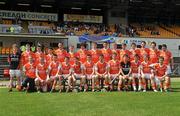 27 June 2010; The Armagh squad. ESB Ulster GAA Hurling Minor Championship Final, Antrim v Armagh, Casement Park, Belfast. Picture credit: Michael Cullen / SPORTSFILE