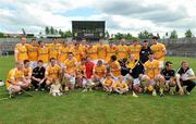 27 June 2010; The Antrim team celebrate with the cup. Ulster GAA Hurling Senior Championship Final, Antrim v Down, Casement Park, Belfast. Picture credit: Michael Cullen / SPORTSFILE