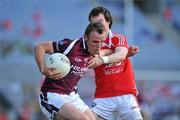 27 June 2010; Francis Boyle, Westmeath, in action against Colm Judge, Louth. Leinster GAA Football Senior Championship Semi-Final, Westmeath v Louth, Croke Park, Dublin. Picture credit: Brendan Moran / SPORTSFILE