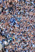 27 June 2010; Dublin supporters cheer on their side from Hill 16 during the Leinster GAA Football Senior Championship Semi-Finals, Croke Park, Dublin. Picture credit: Brendan Moran / SPORTSFILE