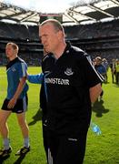 27 June 2010; Dublin manager Pat Gilroy leaves the field after the game. Leinster GAA Football Senior Championship Semi-Final, Meath v Dublin, Croke Park, Dublin. Picture credit: Ray McManus / SPORTSFILE