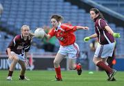 27 June 2010; Kayleigh Reilly, Louth, in action against Westmeath, during the Half-time Go Games at the Leinster GAA Football Semi-Finals. Croke Park, Dublin. Picture credit: Brendan Moran / SPORTSFILE