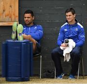 23 May 2016; Ben Te'o, left, and Jonathan Sexton of Leinster during squad training at UCD in Dublin. Photo by Stephen McCarthy/Sportsfile