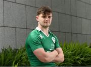 23 May 2016; Bill Johnston of Ireland U20 during a press conference in PWC Head Office, Spencer Dock, Dublin. Photo by Sam Barnes/Sportsfile