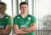 23 May 2016; Jacob Stockdale of Ireland U20 after a press conference in PWC Head Office, Spencer Dock, Dublin. Photo by Sam Barnes/Sportsfile