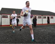 22 May 2016; Sean Cavanagh of Tyrone leads his team out for the Ulster GAA Football Senior Championship, Quarter-Final, at Celtic Park, Derry. Photo by Oliver McVeigh/Sportsfile
