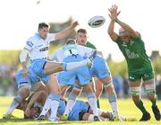 21 May 2016; Henry Pyrgos of Glasgow Warriors in action against Ultan Dillane of Connacht during the Guinness PRO12 Play-off match between Connacht and Glasgow Warriors at the Sportsground in Galway. Photo by Stephen McCarthy/Sportsfile