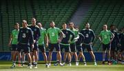 24 May 2016; A general view of Republic of Ireland players during squad training in the Aviva Stadium, Lansdowne Road, Dublin. Photo by David Maher/Sportsfile