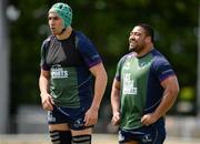 24 May 2016; Ultan Dillane, left, and Rodney Ah You of Connacht during squad training at the Sportsground, Galway. Photo by Seb Daly/Sportsfile