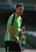24 May 2016; Robbie Keane of  the Republic of Ireland during squad training in the Aviva Stadium, Lansdowne Road, Dublin. Photo by David Maher/Sportsfile