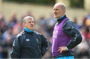 22 May 2016; Roscommon joint manager Kevin McStay, left, and Liam McHale during the Connacht GAA Football Senior Championship Quarter-Final at Páirc Seán Mac Diarmada in Carrick-on-Shannon, Co. Leitrim. Photo by Ramsey Cardy/Sportsfile