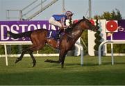 3 June 2016; Order Of St George, with Donnacha O'Brien up, on their way to winning The Seamus & Rosemary McGrath Memorial Saval Beg Stakes during the British Irish Chamber of Commerce Raceday in Leopardstown, Co. Dublin. Photo by Cody Glenn/Sportsfile