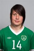 17 June 2010; Tanya Kennedy, Republic of Ireland. UEFA Women's Under 17 Championship Finals, Republic of Ireland Portraits, Bewley’s Hotel, Stockhole Lane, Dublin. Picture credit: Stephen McCarthy / SPORTSFILE