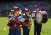 27 June 2010; Ciara Williams, playing the flute, and members of the Artane School of Music entertain the patrons before the game. Leinster GAA Football Senior Championship Semi-Final, Meath v Dublin, Croke Park, Dublin. Picture credit: Ray McManus / SPORTSFILE