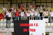 1 July 2010; Dundalk supporters during the game. UEFA Europa League First Qualifying Round - 1st Leg, CS Grevenmacher v Dundalk, Josy Barthel Stadium, Luxembourg. Picture credit: Gerry Schmit / SPORTSFILE