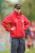3 July 2010; Cork manager Denise Cronin watches on during the game. Gala All-Ireland Senior Championship, Galway v Cork, Kenny Park, Athenry, Co. Galway. Picture credit: Diarmuid Greene / SPORTSFILE