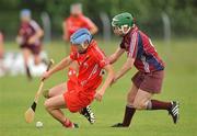 3 July 2010; Rena Buckley, Cork, in action against Orla Kilkenny, Galway. Gala All-Ireland Senior Championship, Galway v Cork, Kenny Park, Athenry, Co. Galway. Picture credit: Diarmuid Greene / SPORTSFILE
