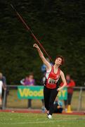 3 July 2010; Natasha Deane, City of Derry, in action, in the U-16 Girl's Javelin, during the Woodie's DIY AAI Juvenile Track & Field Championships. Tullamore Harriers Stadium, Tullamore, Co. Offaly. Picture credit: Barry Cregg / SPORTSFILE