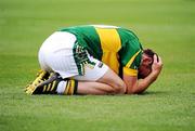 3 July 2010; A dejected John Egan, Kerry, at the final whistle. Christy Ring Cup Final, Kerry v Westmeath, Croke Park, Dublin. Picture credit: Stephen McCarthy / SPORTSFILE