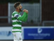 3 June 2016;  Stephen McPhail of Shamrock Rovers celebrates his teams victory after the SSE Airtricity League Premier Division match between St Patrick's Athletic and Shamrock Rovers in Richmond Park, Dublin. Photo by David Fitzgerald/Sportsfile