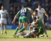 28 May 2016; Niyi Adeolokun of Connacht, is tackled by Ben Te'o, above, and Luke McGrath of Leinster during the Guinness PRO12 Final match between Leinster and Connacht at BT Murrayfield Stadium in Edinburgh, Scotland. Photo by Ramsey Cardy/Sportsfile