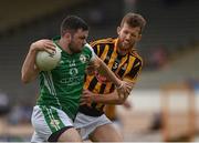 4 June 2016; John Daly of London in action against Conor McDonald of Kilkenny in the British Junior Football Championship between Kilkenny and London in Nowlan Park, Kilkenny. Photo by Ray McManus/Sportsfile