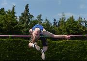 4 June 2016; Ben Donovan of Midleton College, competing in the Intermediate Boys High Jump at the GloHealth All Ireland Schools Track & Field Championships 2016. Tullamore Harriers Sports Complex, Co. Offaly Photo by Sam Barnes/Sportsfile