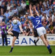 4 June 2016; Dean Rock of Dublin in action against Colm Begley of Laois during the Leinster GAA Football Senior Championship Quarter-Final match between Laois and Dublin in Nowlan Park, Kilkenny. Photo by Ray McManus/Sportsfile