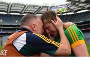 4 June 2016; Damian Healy of Meath with Stephen Masterson, backroom team member, after the Christy Ring Cup Final between Antrim and Meath in Croke Park, Dublin. Photo by Piaras Ó Mídheach/Sportsfile