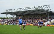 4 June 2016; Diarmuid Connolly of Dublin watches the ball after Laois goalkeeper Graham Brody, not pictured, saved his penalty during the Leinster GAA Football Senior Championship Quarter-Final match between Laois and Dublin in Nowlan Park, Kilkenny. Photo by Stephen McCarthy/Sportsfile