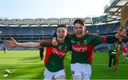 4 June 2016; Shane Boland, left, and Joseph McManus of Mayo in the Nicky Rackard Cup Final between Armagh and Mayo in Croke Park, Dublin. Photo by Piaras Ó Mídheach/Sportsfile
