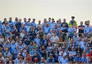 4 June 2016; Dublin supporters watch the game from the City Terrace during the Leinster GAA Football Senior Championship Quarter-Final match between Laois and Dublin in Nowlan Park, Kilkenny. Picture credit: Dáire Brennan / SPORTSFILE