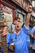4 June 2016; A Dublin supporter ahead of the Leinster GAA Football Senior Championship Quarter-Final between Laois and Dublin in Nowlan Park, Kilkenny. Photo by Stephen McCarthy/Sportsfile