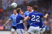 4 June 2016; Diarmuid Connolly of Dublin in action against Damien O'Connor, left, Kevin Meaney, 22, and Colm Begley of Laois during the Leinster GAA Football Senior Championship Quarter-Final match between Laois and Dublin in Nowlan Park, Kilkenny. Photo by Ray McManus/Sportsfile