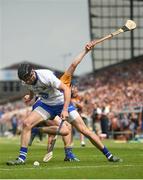 5 June 2016; Shane O'Donnell of Clare in action against Barry Coughlan of Waterford during the Munster GAA Hurling Senior Championship Semi-Final match between Waterford and Clare at Semple Stadium in Thurles, Co. Tipperary. Photo by Ramsey Cardy/Sportsfile