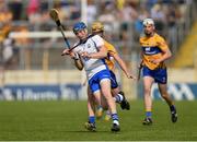 5 June 2016; Austin Gleeson of Waterford in action against Colm Galvin of Clare during the Munster GAA Hurling Senior Championship Semi-Final match between Waterford and Clare at Semple Stadium in Thurles, Co. Tipperary. Photo by Ramsey Cardy/Sportsfile