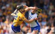 5 June 2016; John Conlon of Clare in action against Noel Connors of Waterford during the Munster GAA Hurling Senior Championship Semi-Final match between Waterford and Clare at Semple Stadium in Thurles, Co. Tipperary. Photo by Stephen McCarthy/Sportsfile