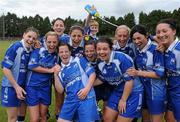 3 July 2010; The Waterford players celebrate after the final whistle. TG4 Ladies Football Munster Intermediate Championship Final, Waterford v Limerick, Castletownroche GAA Grounds, Castletownroche, Co. Cork. Picture credit: Matt Browne / SPORTSFILE