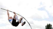 4 July 2010; Laurence Houlihan, West Waterford A.C. who finished 2nd in the U17 Boy's Pole Vault, during the Woodie's DIY AAI Juvenile Track & Field Championships. Tullamore Harriers Stadium, Tullamore, Co. Offaly. Picture credit: Brian Lawless / SPORTSFILE