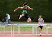 4 July 2010; Thomas Barr, Ferrybank, on his way to winning the U19 Boy's 400m Hurdles, during the Woodie's DIY AAI Juvenile Track & Field Championships. Tullamore Harriers Stadium, Tullamore, Co. Offaly. Picture credit: Brian Lawless / SPORTSFILE